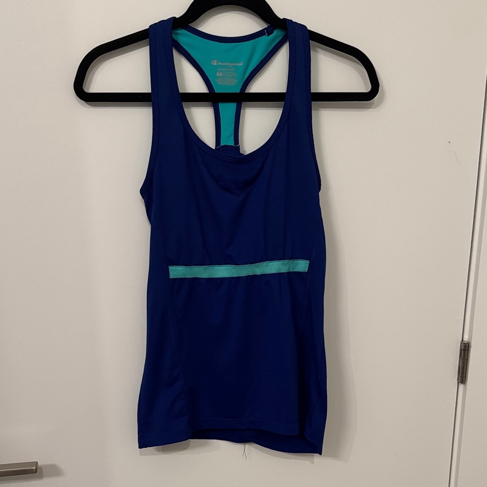 Champion Teal and Blue Athletic Tank